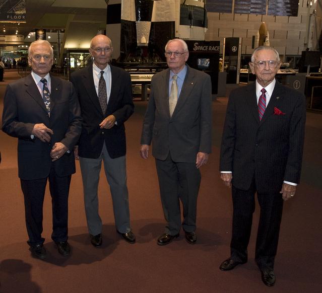 Glenn Lecture With Crew of Apollo 11