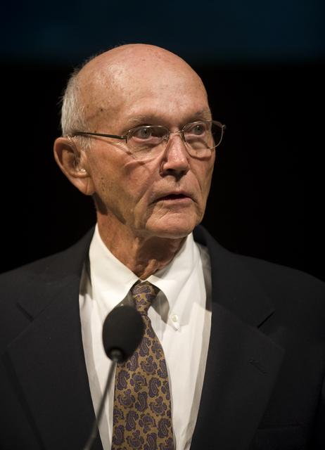 Glenn Lecture With Crew of Apollo 11