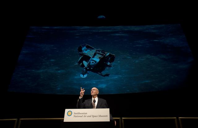 NASA image: Glenn Lecture With Crew of Apollo 11