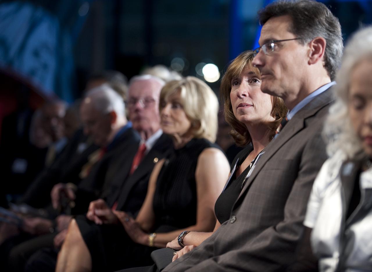 NASA Deputy Administrator Lori Garver listens during the Apollo 40th anniversary celebration held at the National Air and Space Museum, Monday, July 20, 2009 in Washington. Photo Credit: (NASA/Bill Ingalls)