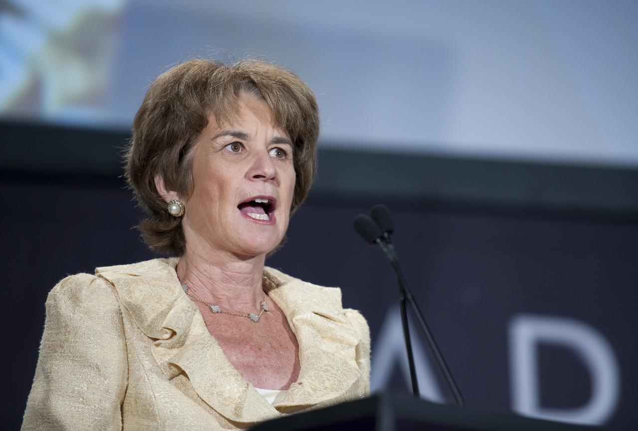 Former Maryland Lieutenant Governor and niece of President John F. Kennedy, Kathleen Kennedy Townsend speaks at the Apollo 40th anniversary celebration held at the National Air and Space Museum, Monday, July 20, 2009 in Washington. Photo Credit: (NASA/Bill Ingalls)