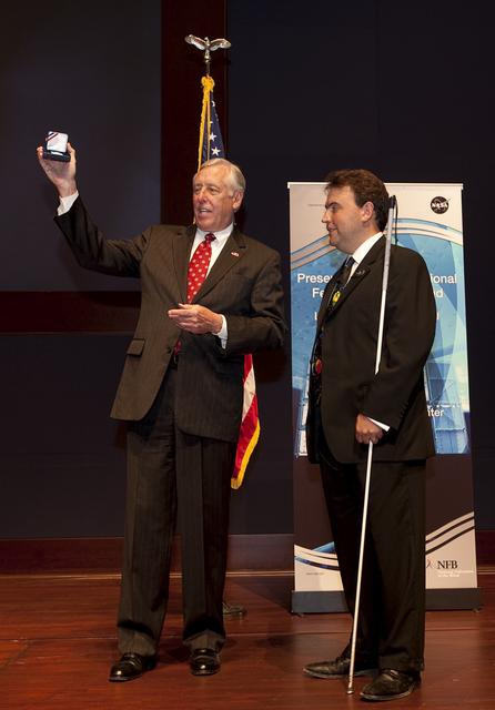 NASA image: National Federation of the Blind Braille Coin