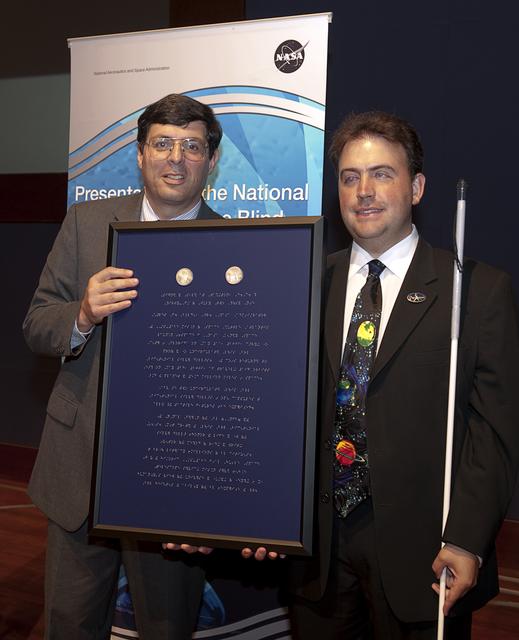 NASA image: National Federation of the Blind Braille Coin