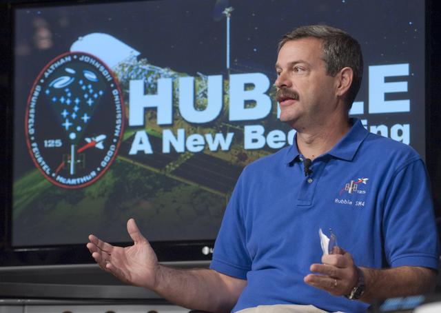 NASA image: STS-125 Hubble Crew Press Conference