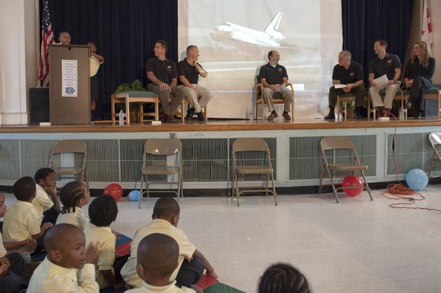 NASA image: STS-127 Crew Visit to Anne Beers Elementary