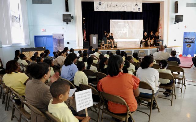 NASA image: STS-127 Crew Visit to Anne Beers Elementary