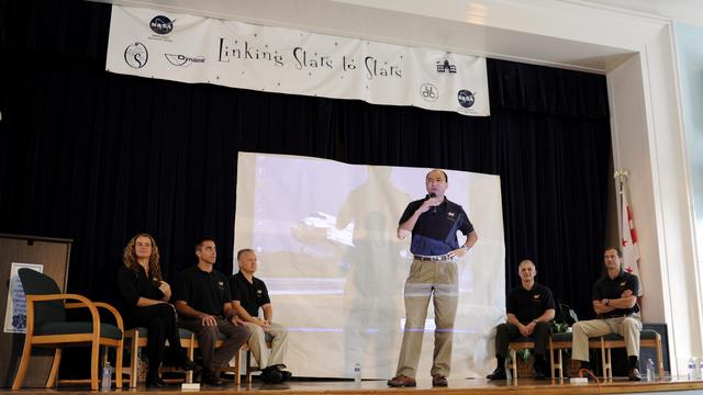 NASA image: STS-127 Crew Visit to Anne Beers Elementary