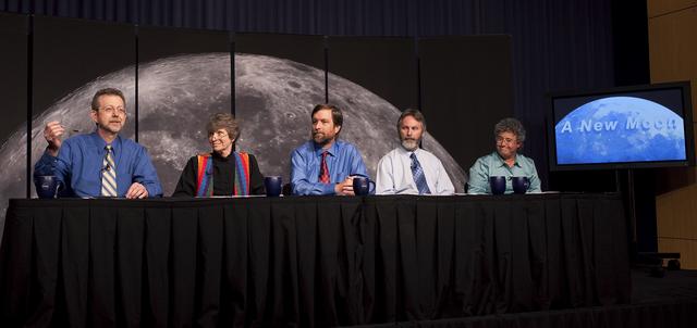 NASA image: Water Molecules on Moon Press Conference