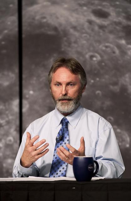 NASA image: Water Molecules on Moon Press Conference