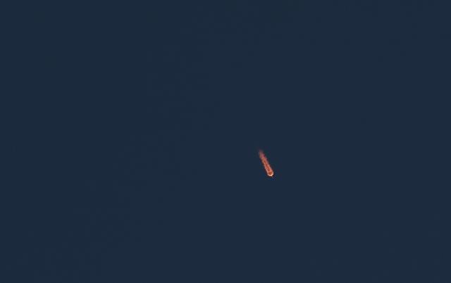 The Soyuz TMA-16 launches from the Baikonur Cosmodrome in Kazakhstan on Wednesday, Sept. 30, 2009 carrying Expedition 21 Flight Engineer Jeffrey N. Williams, Flight Engineer Maxim Suraev and Spaceflight Participant Guy Laliberté to the International Space Station. (Photo Credit: NASA/Bill Ingalls)