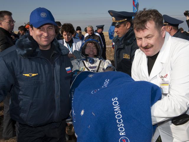 NASA image: Expedition 20 Landing