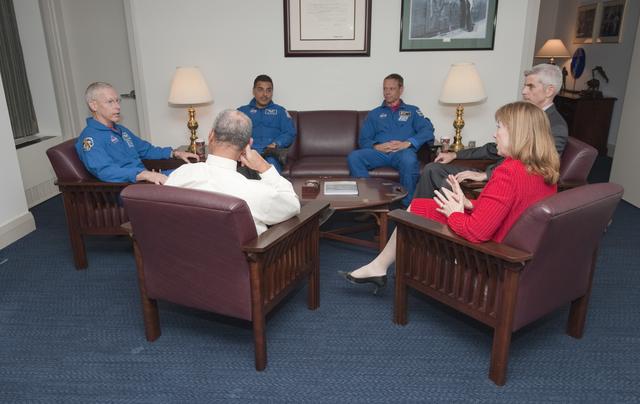 NASA image: STS-128 Administrator Visit