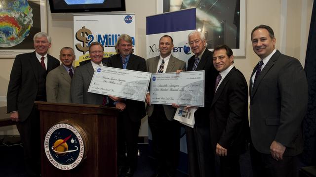 NASA image: NASA and X PRIZE Announce Winners of Lunar Lander Challenge