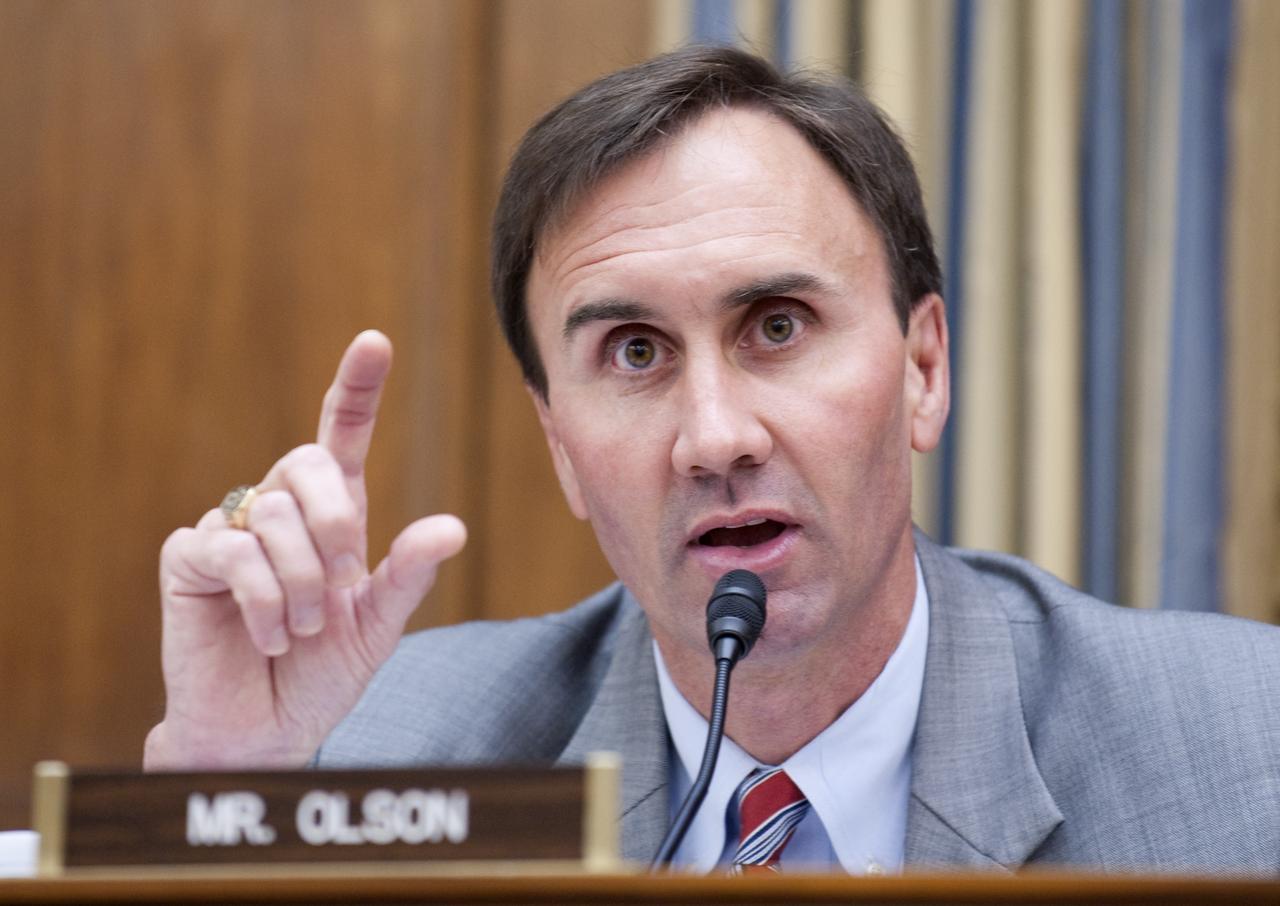 U.S. Rep. Pete Olson, R-Texas, speaks during a hearing before the House Subcommitte on Space and Aeronautics regarding Safety of Human Spaceflight on Capitol Hill, Wednesday, Dec. 2, 2009, in Washington.  Photo Credit: (NASA/Bill Ingalls)