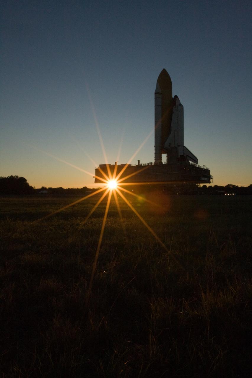 STS-130 Endeavour Rollout - Includes 1st Motion