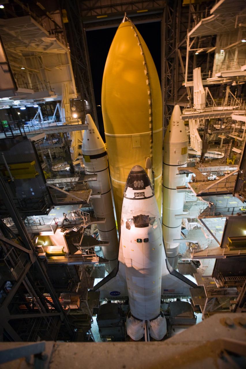 STS-130 Endeavour Rollout - Includes 1st Motion