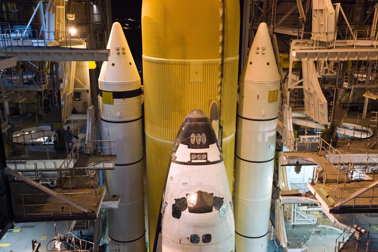 STS-130 Endeavour Rollout - Includes 1st Motion