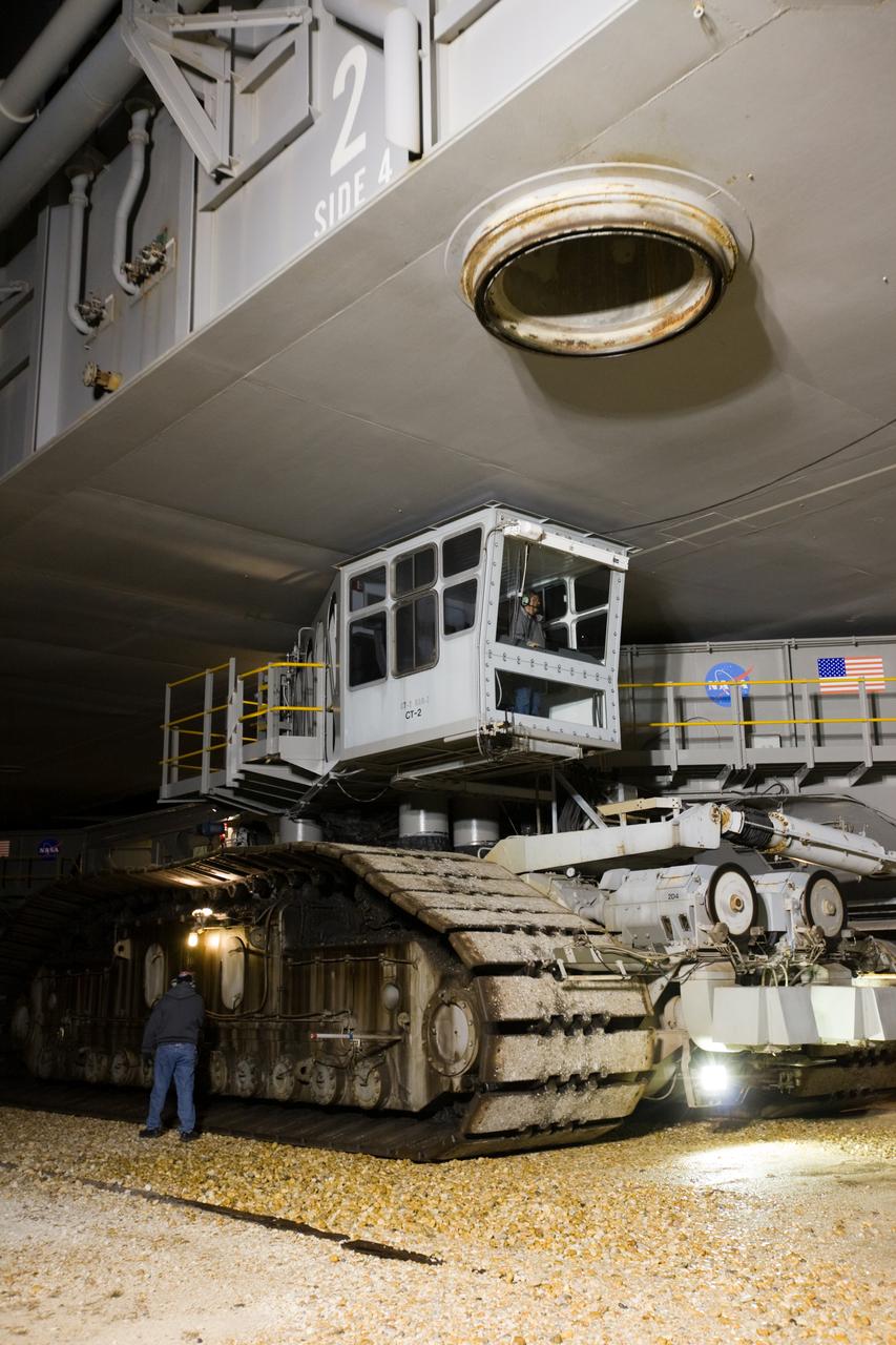 STS-130 Endeavour Rollout - Includes 1st Motion