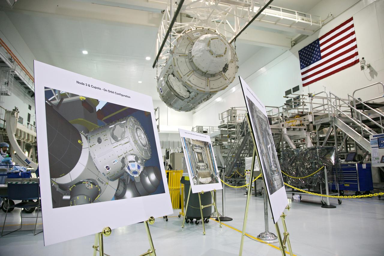 STS-130 TRANQUILITY NODE XFER TO PAYLOAD CANISTER