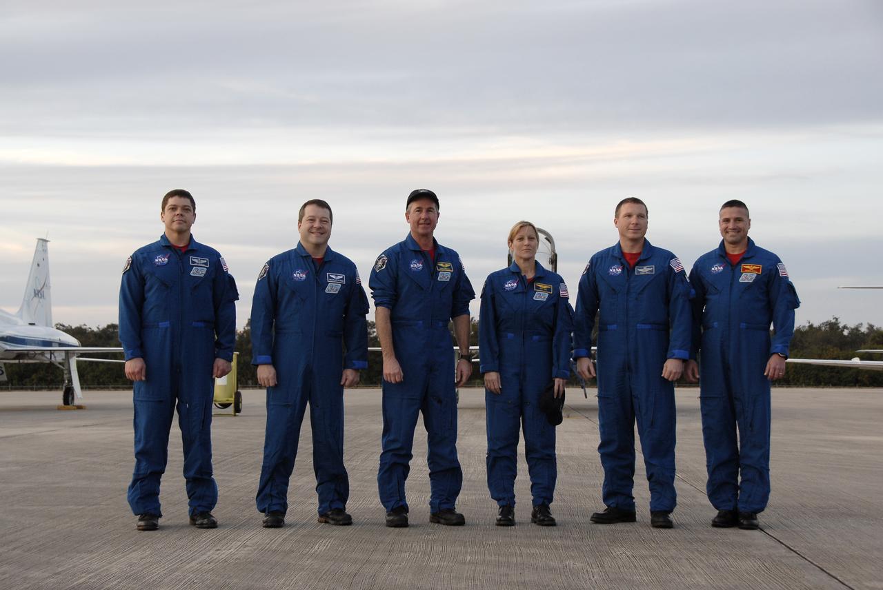 STS-130 TCDT - CREW ARRIVAL