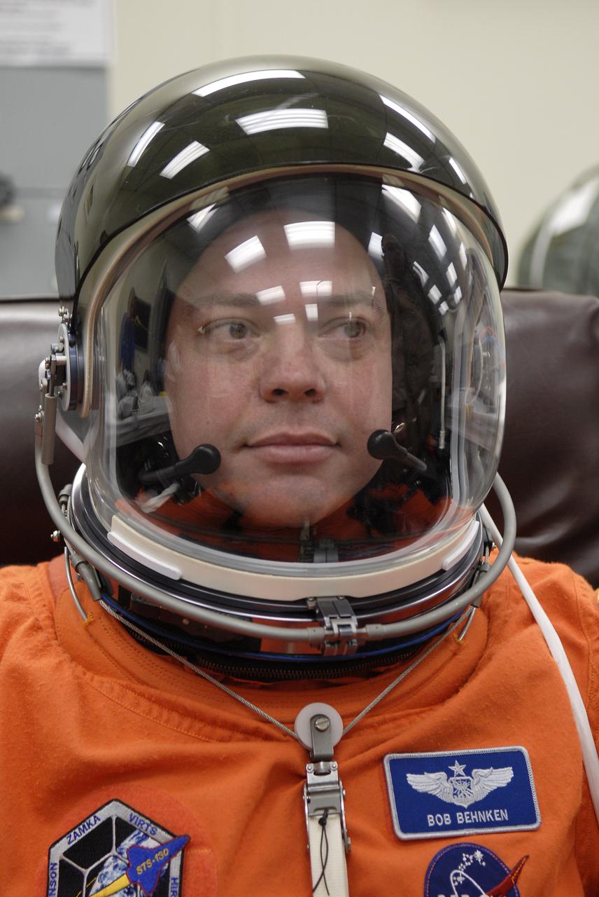 STS-130 TCDT - SUITING