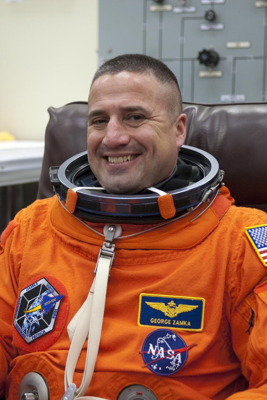 STS-130 LAUNCH L-0 SUITING