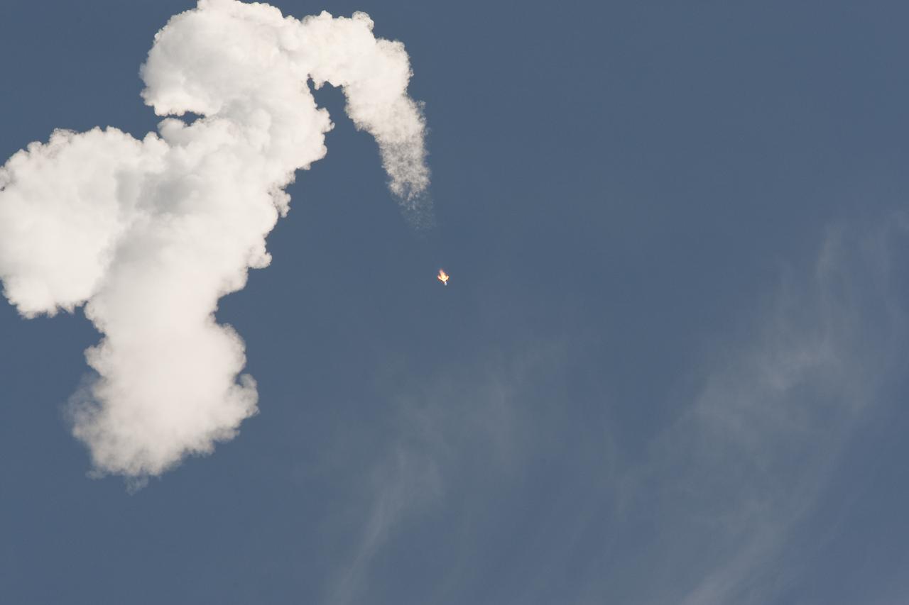 CAPE CANAVERAL, Fla. – Winds aloft affect the contrail of the United Launch Alliance Atlas V rocket carrying NASA's Solar Dynamics Observatory to orbit. Liftoff from Launch Complex 41 on Cape Canaveral Air Force Station was at 10:23 a.m. EST Feb. 11. This is the 100th launch of a commercial Atlas_Centaur rocket. The observatory, known as SDO, is the first mission in NASA's Living With a Star Program and is designed to study the causes of solar variability and its impacts on Earth. The spacecraft's long-term measurements will give solar scientists in-depth information to help characterize the interior of the Sun, the Sun's magnetic field, the hot plasma of the solar corona, and the density of radiation that creates the ionosphere of the planets. The information will be used to create better forecasts of space weather needed to protect the aircraft, satellites and astronauts living and working in space. For information on SDO, visit http:__www.nasa.gov_sdo. Photo credit: NASA_Kenny Allen
