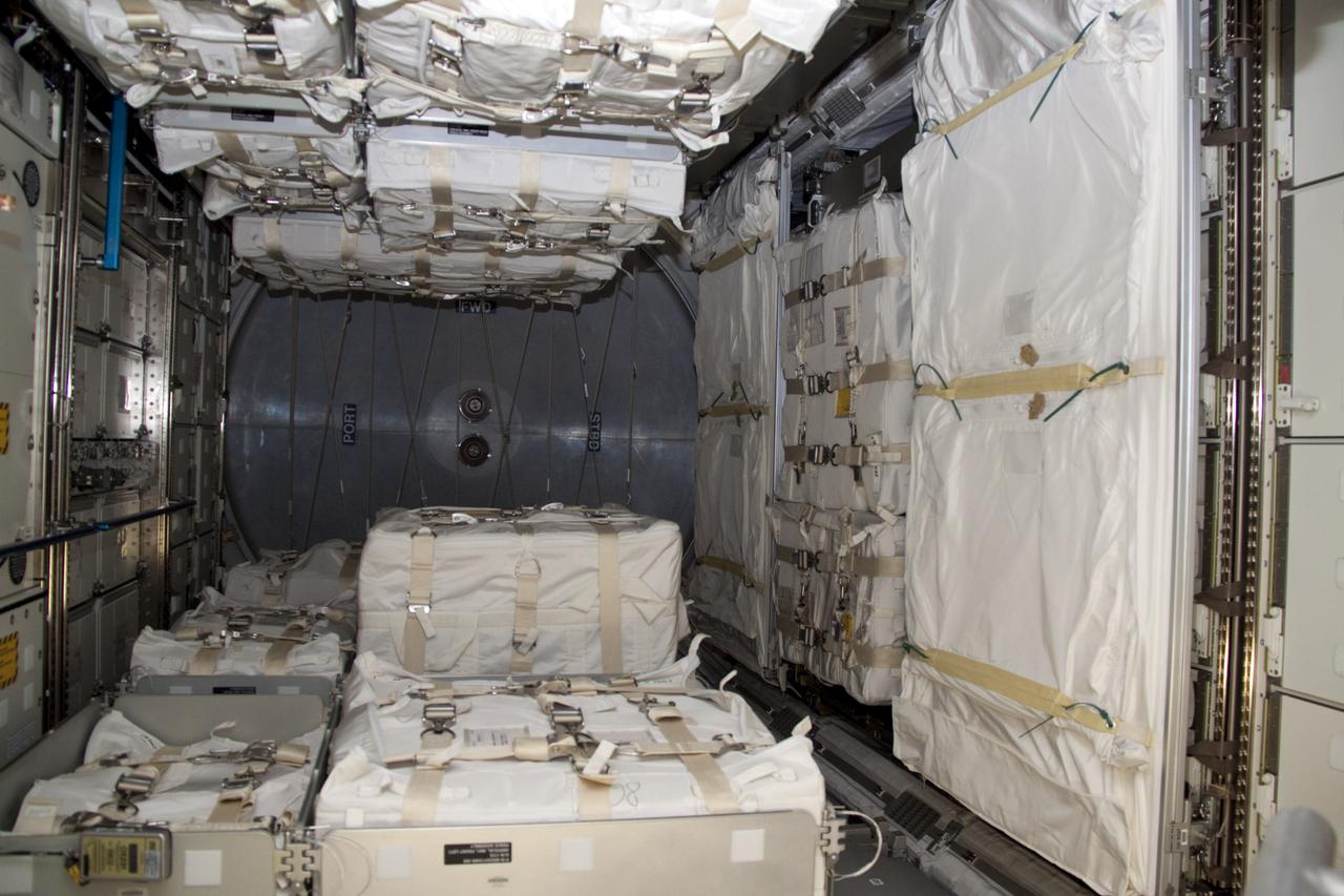 STS-131 MPLM LEONARDO MEDIA EVENT