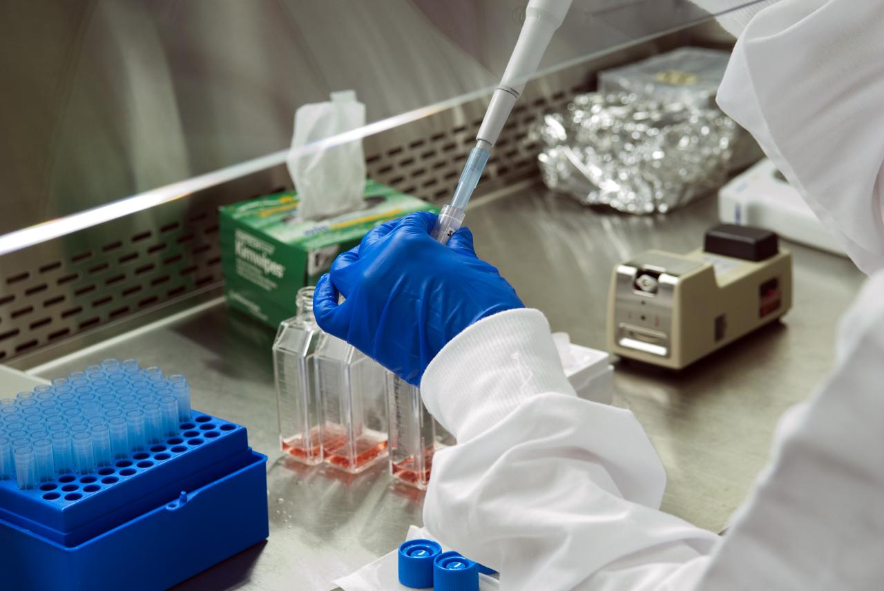 STS-131 JAXA SKELETAL MUSCLE CELLS GROWTH FACTORS IN SPACE EXPERIMENT - FLIGHT PREPS