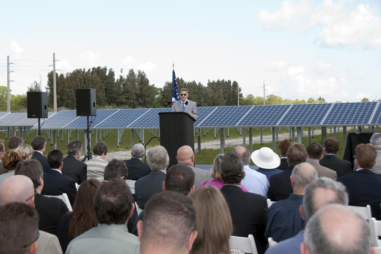 NEW NASA-FPL SOLAR FIELD DEDICATION - NORTH MERRITT ISLAND