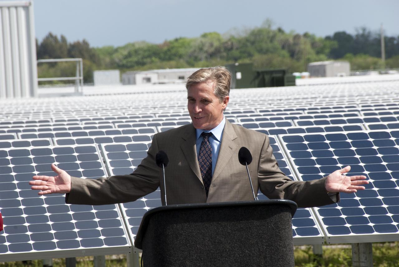 NEW NASA-FPL SOLAR FIELD DEDICATION - NORTH MERRITT ISLAND