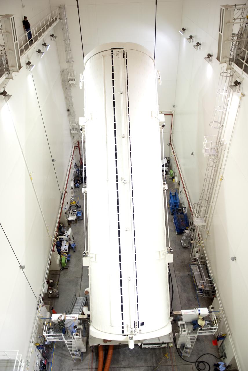 STS-132 PAYLOAD CANISTER ROTATION