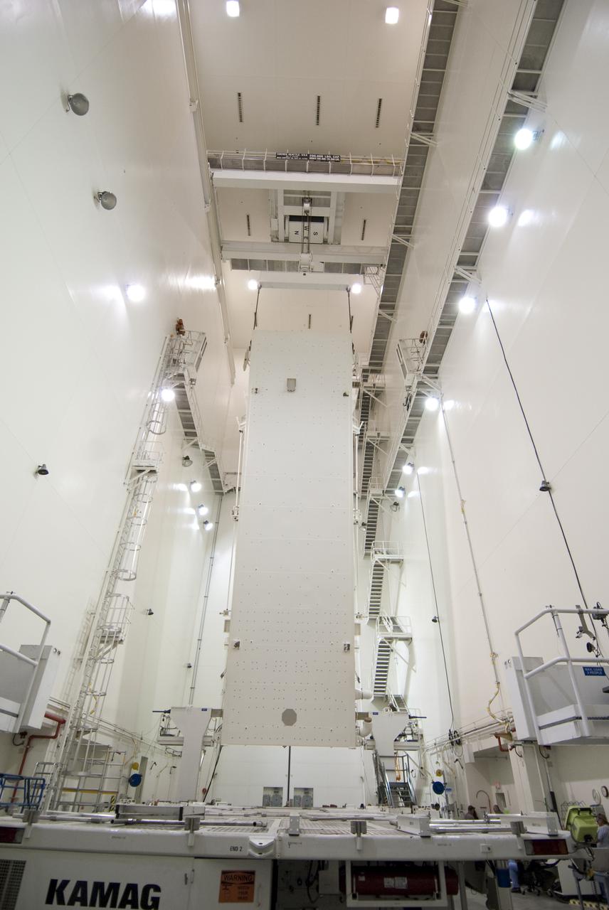 STS-132 PAYLOAD CANISTER ROTATION