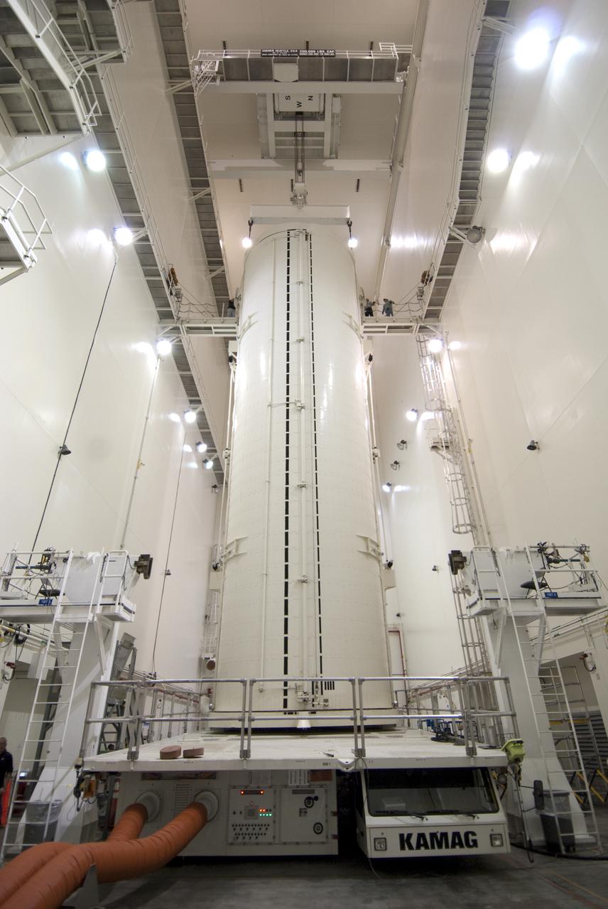 STS-132 PAYLOAD CANISTER ROTATION