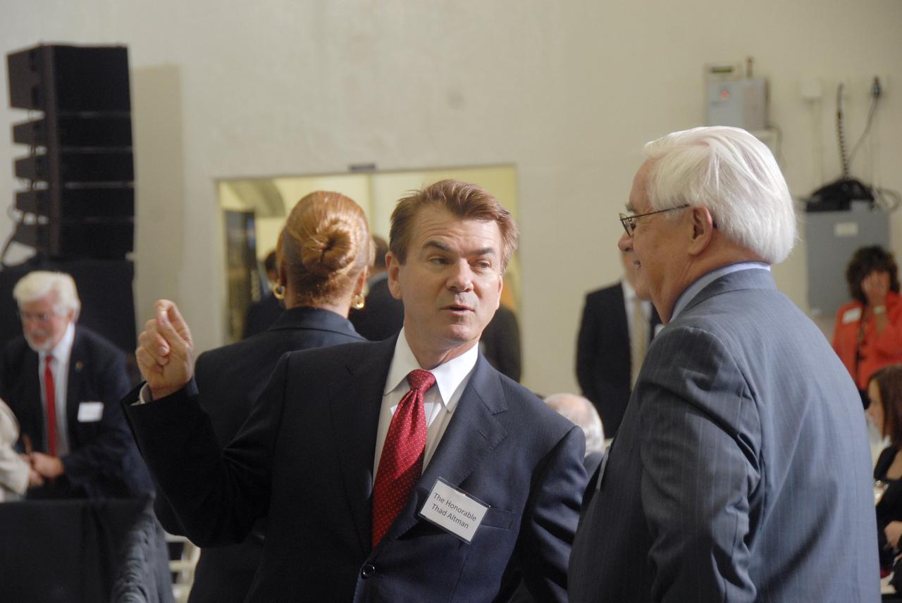 CAPE CANAVERAL, Fla. - In the Operations and Checkout Building at NASA's Kennedy Space Center in Florida, Florida Sen. Thad Altman participates in the Conference on the American Space Program for the 21st Century.  President Barack Obama opened the Conference on the American Space Program for the 21st Century with remarks on the new course his administration is charting for NASA and the future of U.S. leadership in human spaceflight. Photo credit: NASA_Jim Grossmann