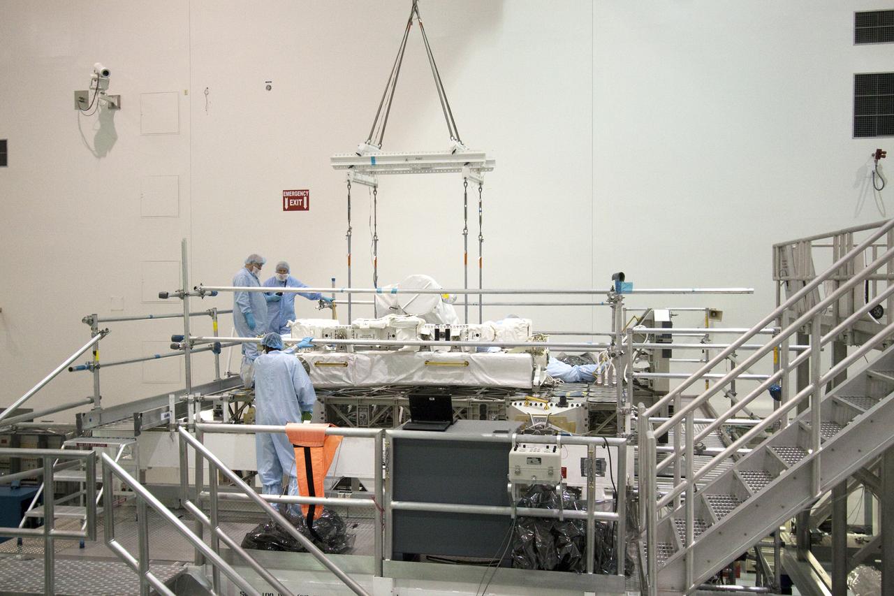 STS-134 S.A.S.A Lift to ELC-3