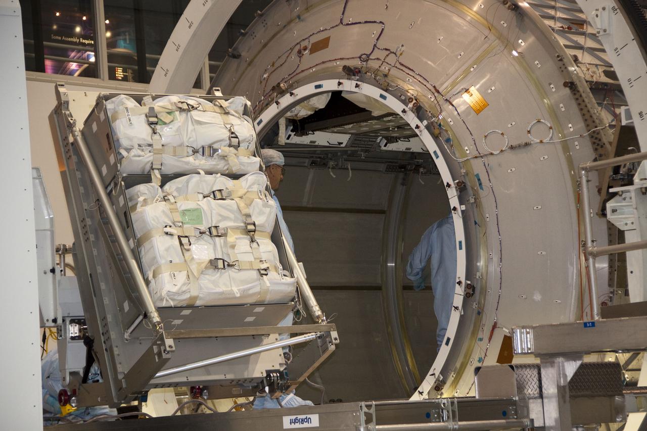 STS-133 MPLM RACK REMOVAL AND CONVERSION TO PERMANENT MODULE