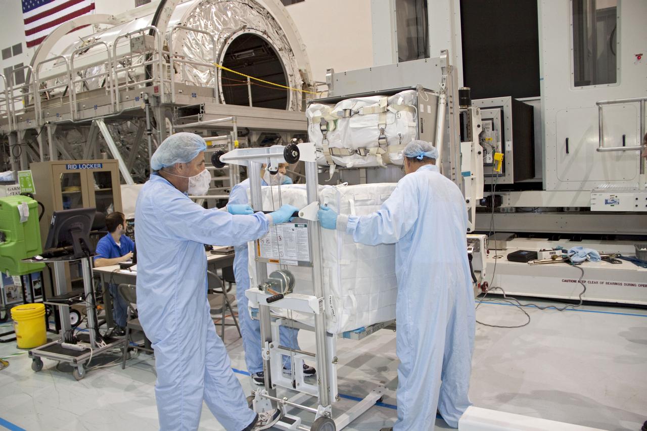 STS-133 MPLM RACK REMOVAL AND CONVERSION TO PERMANENT MODULE