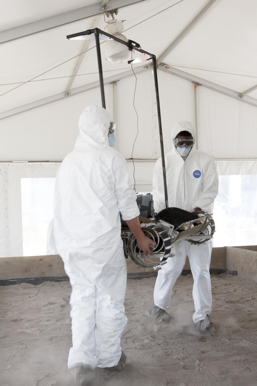 LUNABOTICS - PRACTICE RUNS