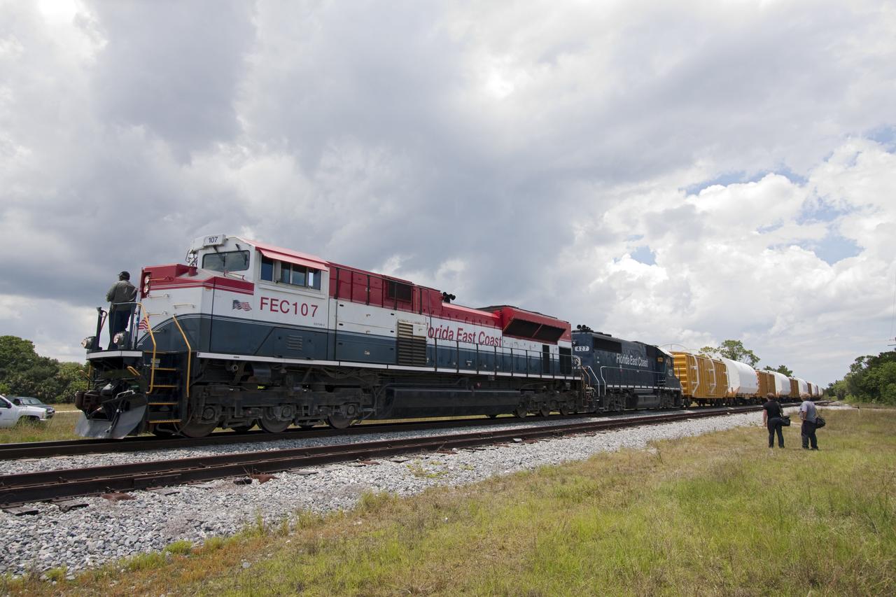 STS-335 LAUNCH ON NEED - SRB DELIVERY AT JJ YARD
