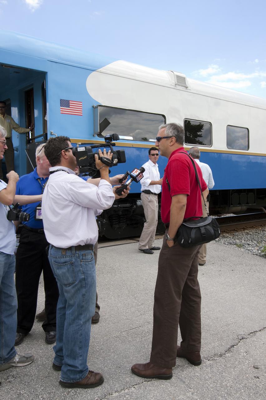 STS-335 LAUNCH ON NEED - SRB DELIVERY AT JJ YARD