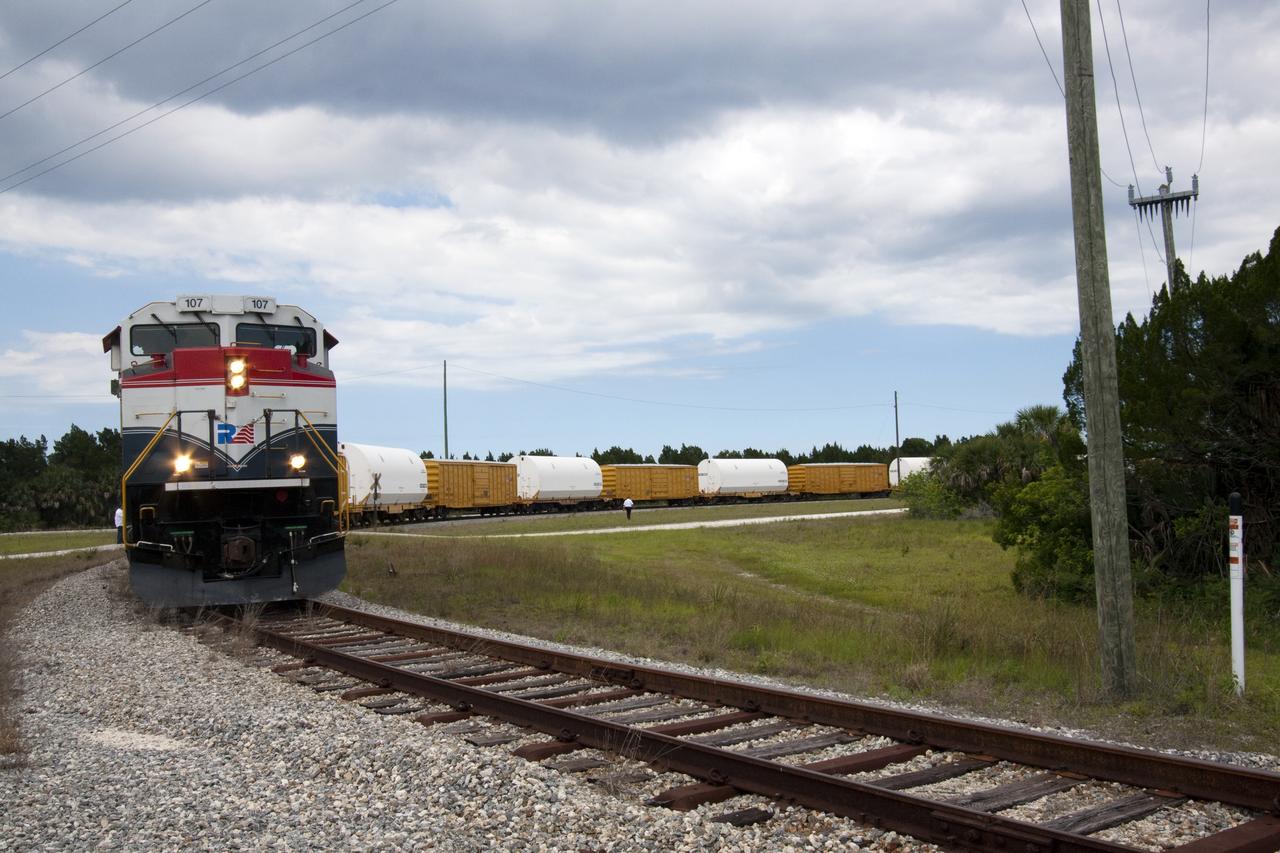 STS-335 LAUNCH ON NEED - SRB DELIVERY AT JJ YARD