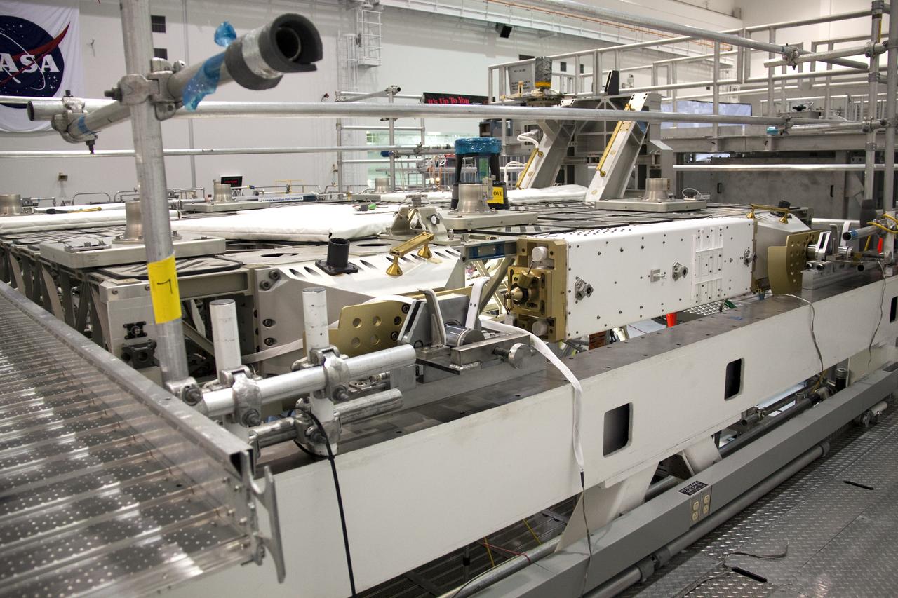 STS-133 EXPCA4 Lift to Work Stand