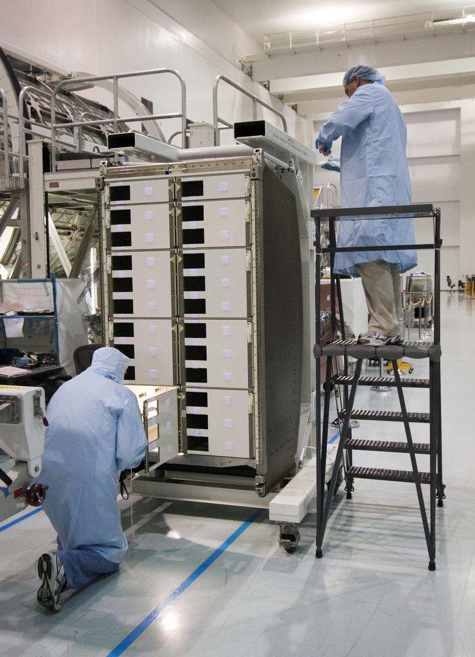 STS-133 PMP RACK INSTALLL PREPS