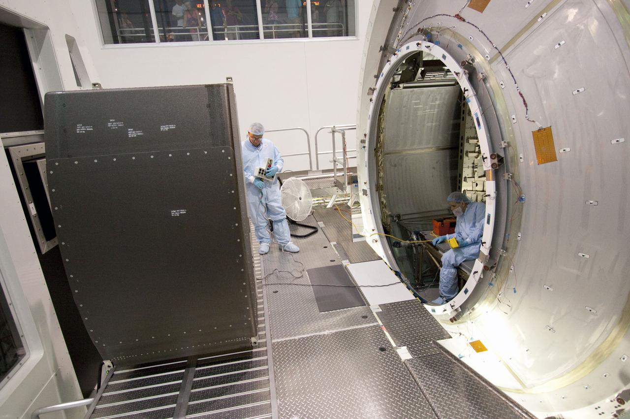 STS-133 RACK INSTALL TO PMM