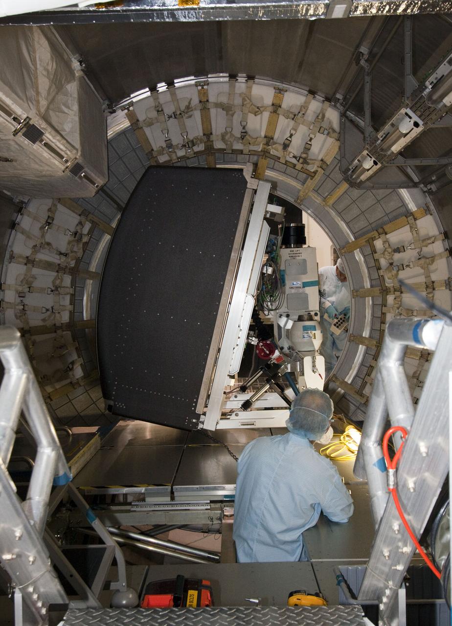 STS-133 RACK INSTALL TO PMM