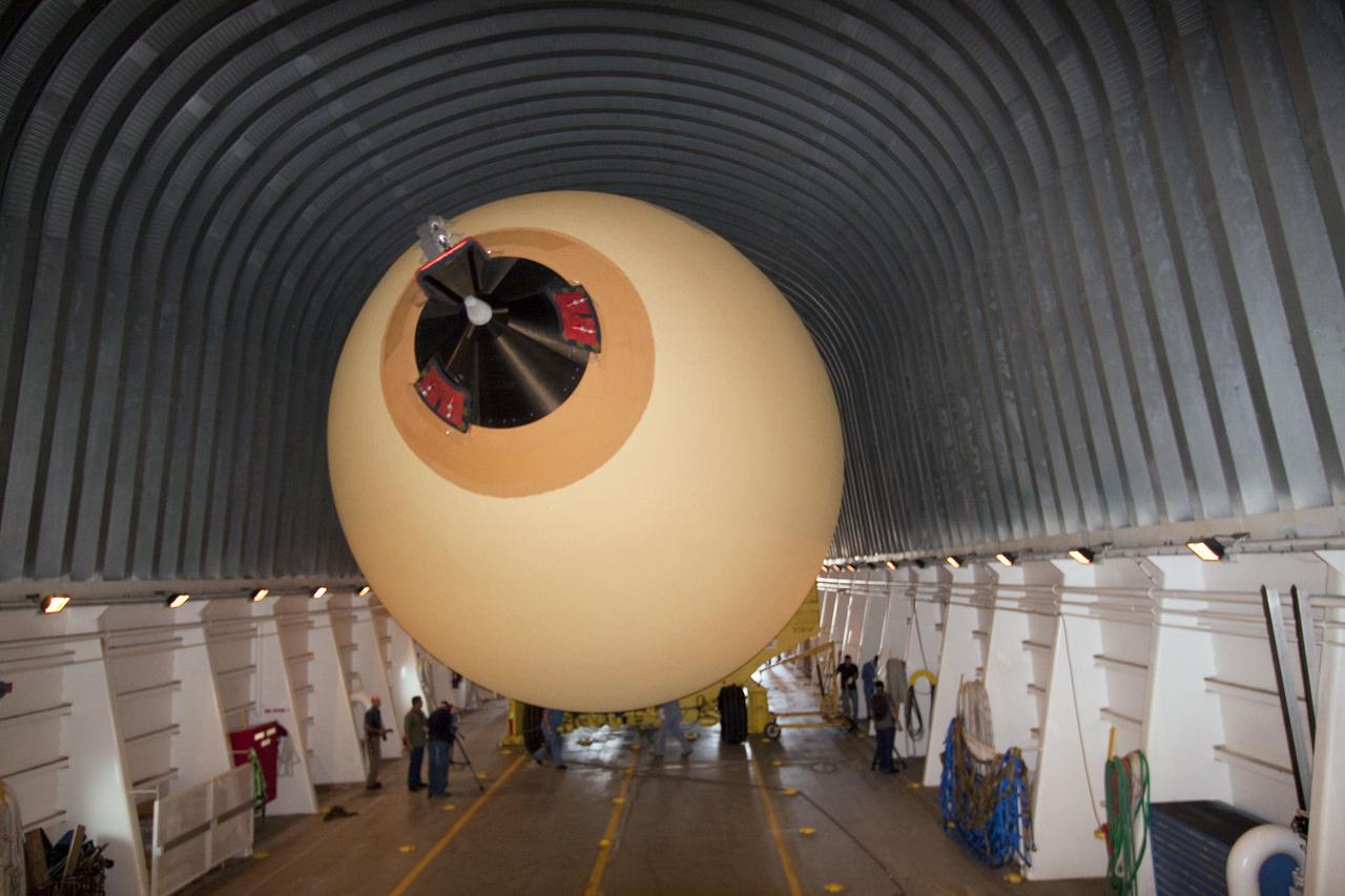 CAPE CANAVERAL, Fla. -- At NASA's Kennedy Space Center in Florida, preparations are under way to offload External Tank-138 from the Pegasus barge docked in the turn basin near the Vehicle Assembly Building. The external fuel tank arrived in Florida on July 13, from NASA's Michoud Assembly Facility near New Orleans. ET-138, the last newly manufactured tank, was originally designated to fly on Endeavour's STS-134 mission to the International Space Station, but later reassigned to fly on space shuttle Atlantis' final mission, STS-135. For information, visit www.nasa.gov_shuttle. Photo credit: NASA_Jack Pfaller