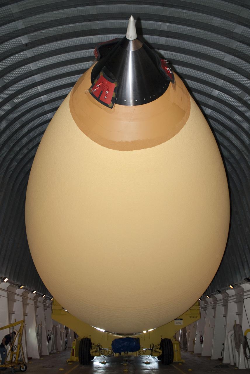CAPE CANAVERAL, Fla. -- At NASA's Kennedy Space Center in Florida, preparations are under way to offload External Tank-138 from the Pegasus barge docked in the turn basin near the Vehicle Assembly Building. The external fuel tank arrived in Florida on July 13, from NASA's Michoud Assembly Facility near New Orleans. ET-138, the last newly manufactured tank, was originally designated to fly on Endeavour's STS-134 mission to the International Space Station, but later reassigned to fly on space shuttle Atlantis' final mission, STS-135. For information, visit www.nasa.gov_shuttle. Photo credit: NASA_Jim Grossmann