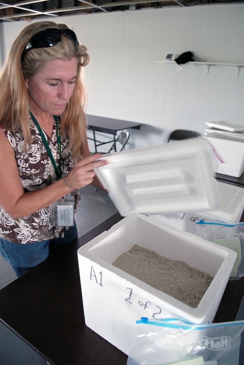 FED-EX TRUCK ARRIVAL WITH SEA TURTLES - GULF RESCUE OPS
