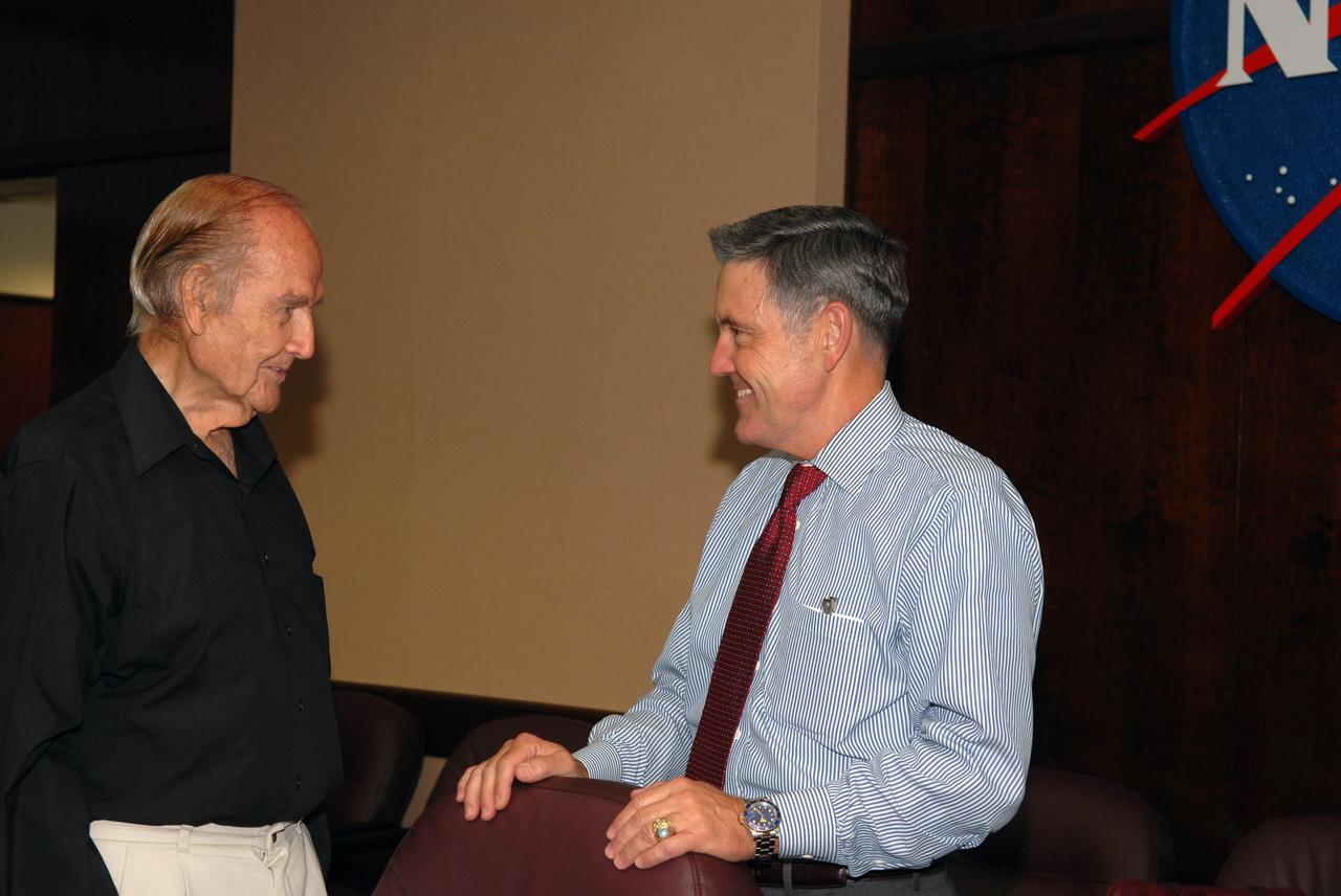 Senator George McGovern Meets CD Bob Cabana